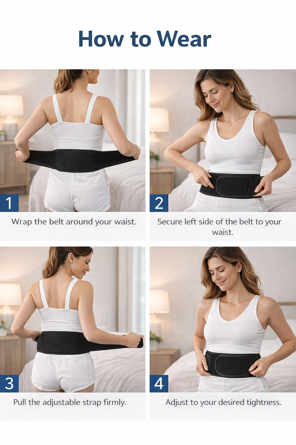 Self-Heating Comfort Waist Belt