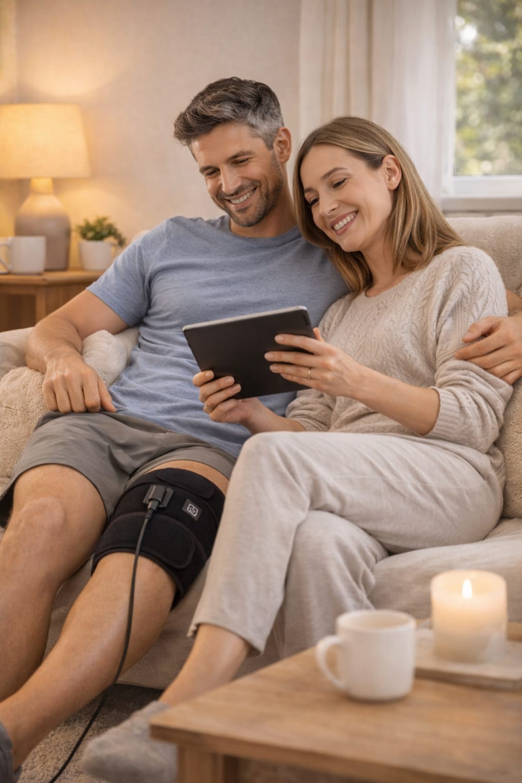 Heated Knee Wrap – Warmth & Compression Comfort