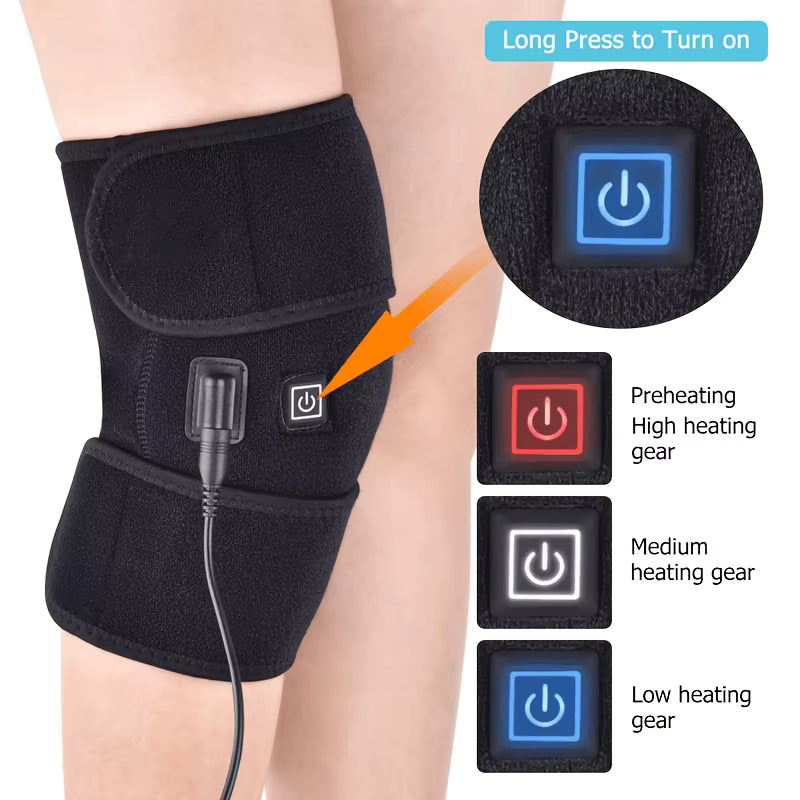 Heated Knee Wrap – Warmth & Compression Comfort