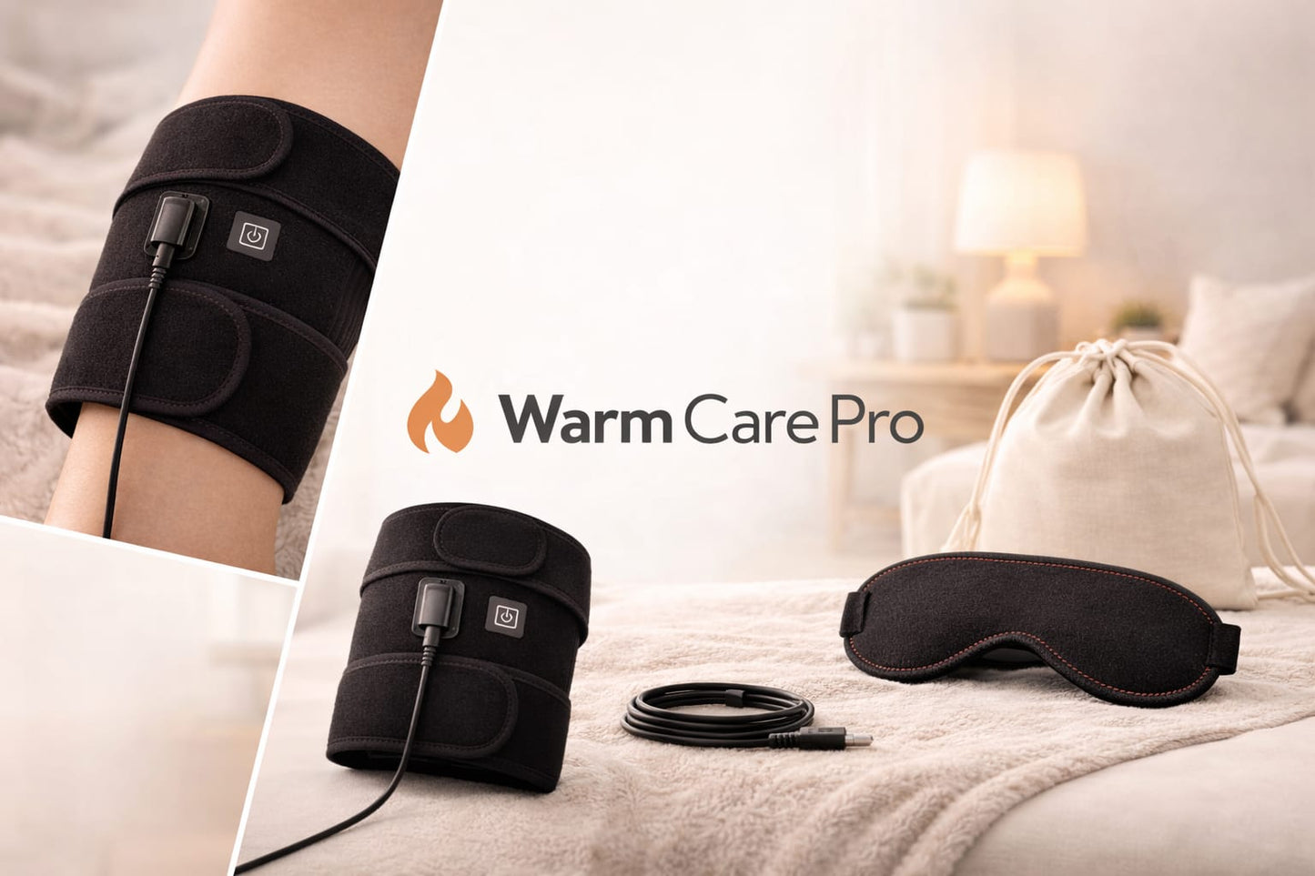 Heated Knee Wrap – Warmth & Compression Comfort